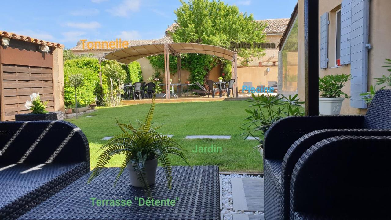 Le Jardin D'Ivana Chambres D'Hotes B&B Avec Piscine Chauffee โอแป็ด ภายนอก รูปภาพ